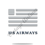 Sous-verre carré avec logo US Airways