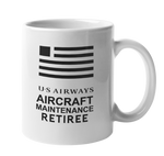 RETIREE US Airways Aircraft Maintenance Coffee Mug