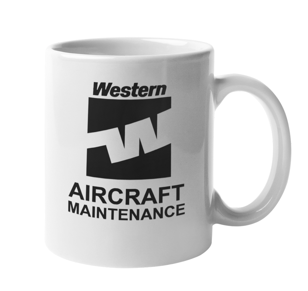 Western Aircraft Maintenance Coffee Mug – Airline Employee Shop