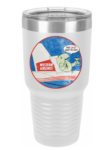 Western Airlines Wally Bird Tumbler