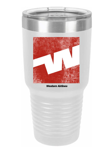 Western Airlines Logo Retro Style Tumbler