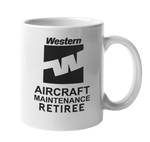 RETIREE Western Aircraft Maintenance Coffee Mug