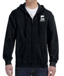 Western Airlines Aircraft Maintenance Unisex Zipped Hooded Sweatshirt