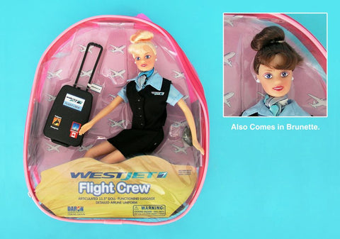 WestJet Flight Attendant Doll
