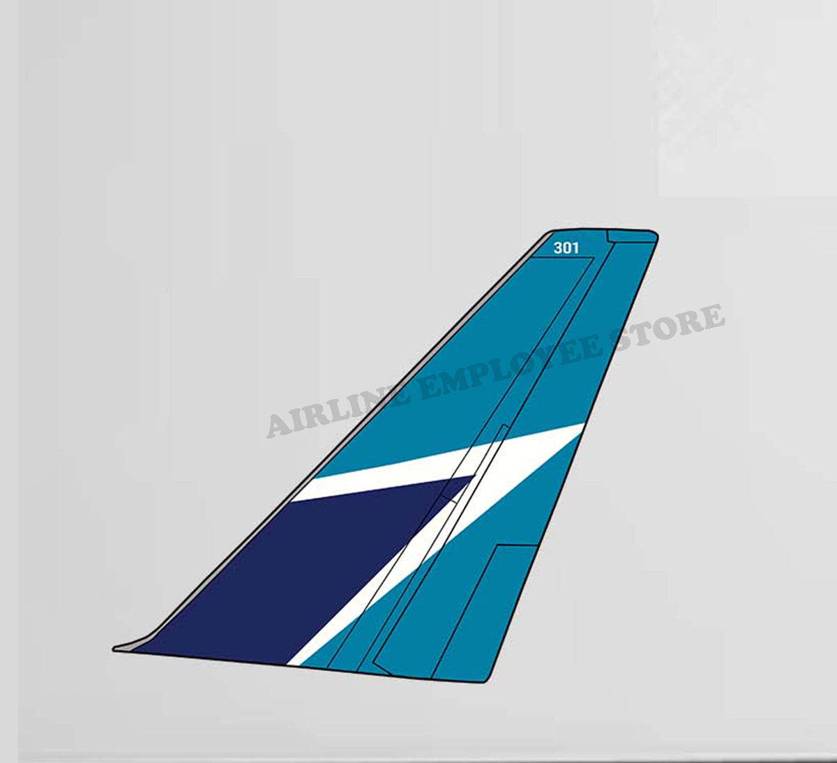 WestJet Livery Tail Decal Stickers – Airline Employee Shop