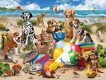 Beach Buddies Puzzle by White Mountain - (550 pieces)