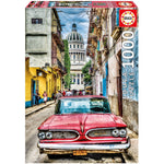 Vintage Car in Havana Educa Puzzle (1,000 pieces)