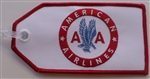 Embroidered American Airlines 1940's Retro Logo Bag Tag