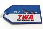 Embroidered TWA Constellation Logo Bag Tag