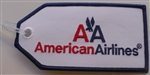 Embroidered American Airlines AA Logo Bag Tag