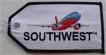 Embroidered Southwest Airlines Logo Bag Tag