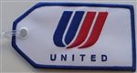 Embroidered United Airlines Logo Bag Tag