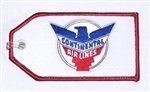 Embroidered Continental Airlines Retro Logo Bag Tag