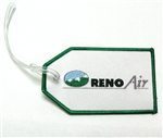 Embroidered Green Reno Air Logo Bag Tag
