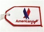 Embroidered American Eagle Retro Logo Bag Tag