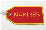 Embroidered Marines Bag Tag
