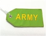 Embroidered Army Bag Tag