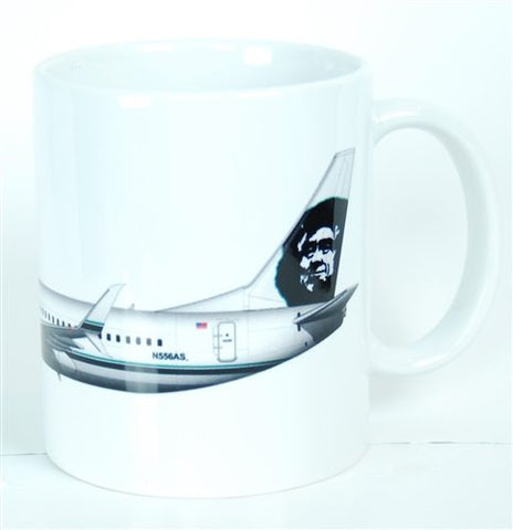 Alaska Airlines 737 Coffee Mug
