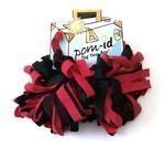 Pom-ID Luggage Poms - Red & Black