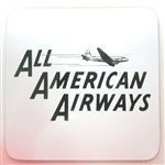 All American Airways Logo Coaster