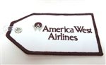 America West Last Logo Bag Tag