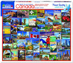 Best Places in Canada Puzzle by White Mountain - (1,000 pieces)