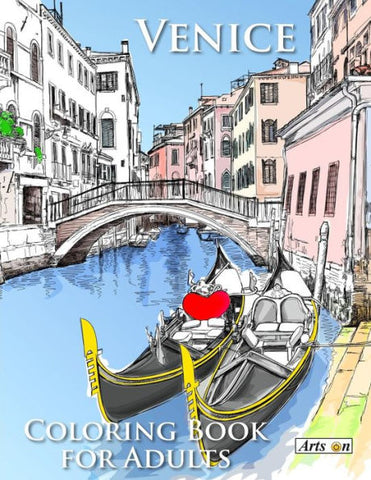 Venice Coloring Book for Adults