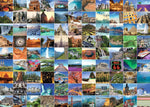 99 Beautiful Places on Earth Puzzle (1,000 pieces) by Ravensburger