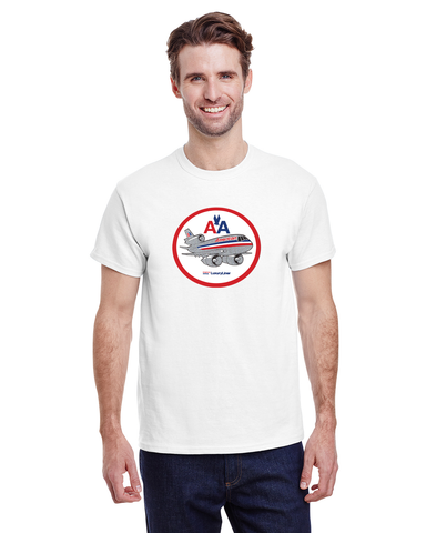 American Airlines DC10 Sticker T-shirt