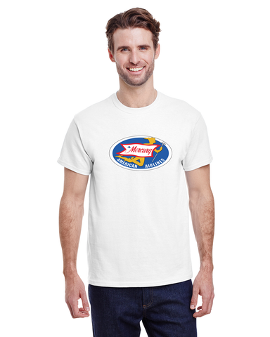 American Airlines Mercury Bag Sticker T-shirt