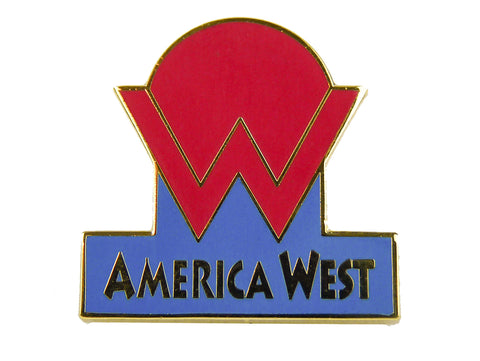 America West Logo Lapel Pin