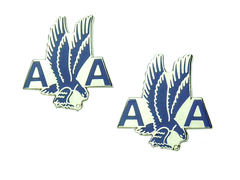American Airlines Old Eagle Logo Earrings