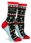 Anne Taintor Crew Socks - everything matches after four martinis