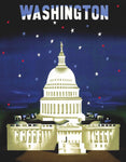 Washington DC American Airlines Mini Travel Puzzle by New York Puzzle Company - (100 pieces)