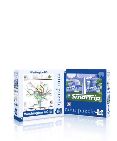 City Transit Map Mini-Puzzles - Washington DC by New York Puzzle Company - (100 pieces)