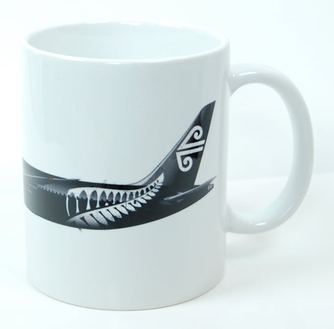 Air New Zealand 787 with the All Blacks Livery Coffee Mug