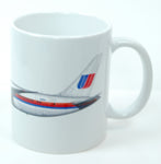 United Airlines 787 Tulip Livery Coffee Mug