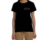 2021 Breast Cancer Awareness Left Chest t-shirt - Delta