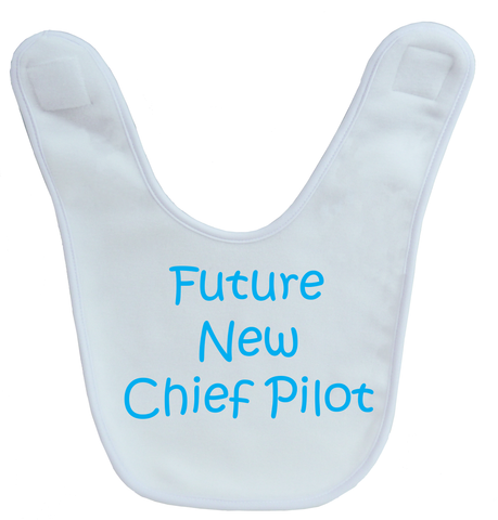 Future Chief Pilot Baby Bib