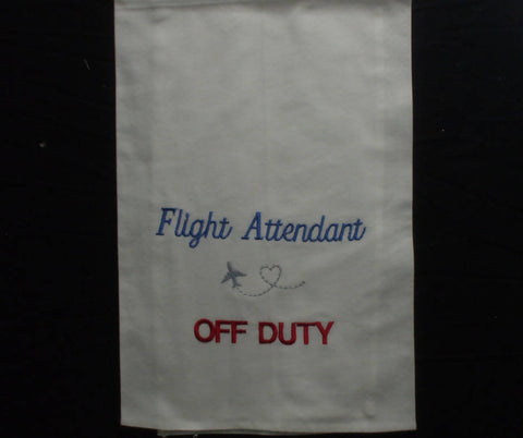Flight Attendant Off Duty (Full Size Towel)