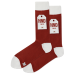 Tokyo HND Luggage Tag Men's Crew Socks