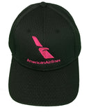 Hot Pink Logo Black Mesh Cap