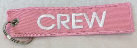 Pink Crew Key Tag