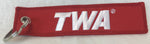 TWA Red Logo Key Tag