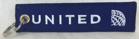 United Airlines Logo Key Tag