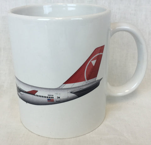 Northwest Airlines 747 with the Last Livery Coffee Mug