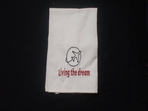 Living The Dream Globe (Full Size Towel)