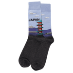 Hot Socks for Men - Japan Themed Crew Socks