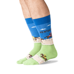 Kentucky Men's Travel Themed Crew Socks