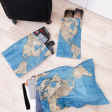 Travel Maps Laundry  Bags